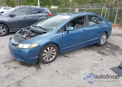 2010 Honda Civic Ex-L из США, поврежденный, VIN 2HGFA1F98AH547003